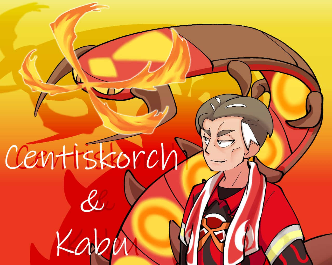 Centiskorch And Kabu Wallpaper