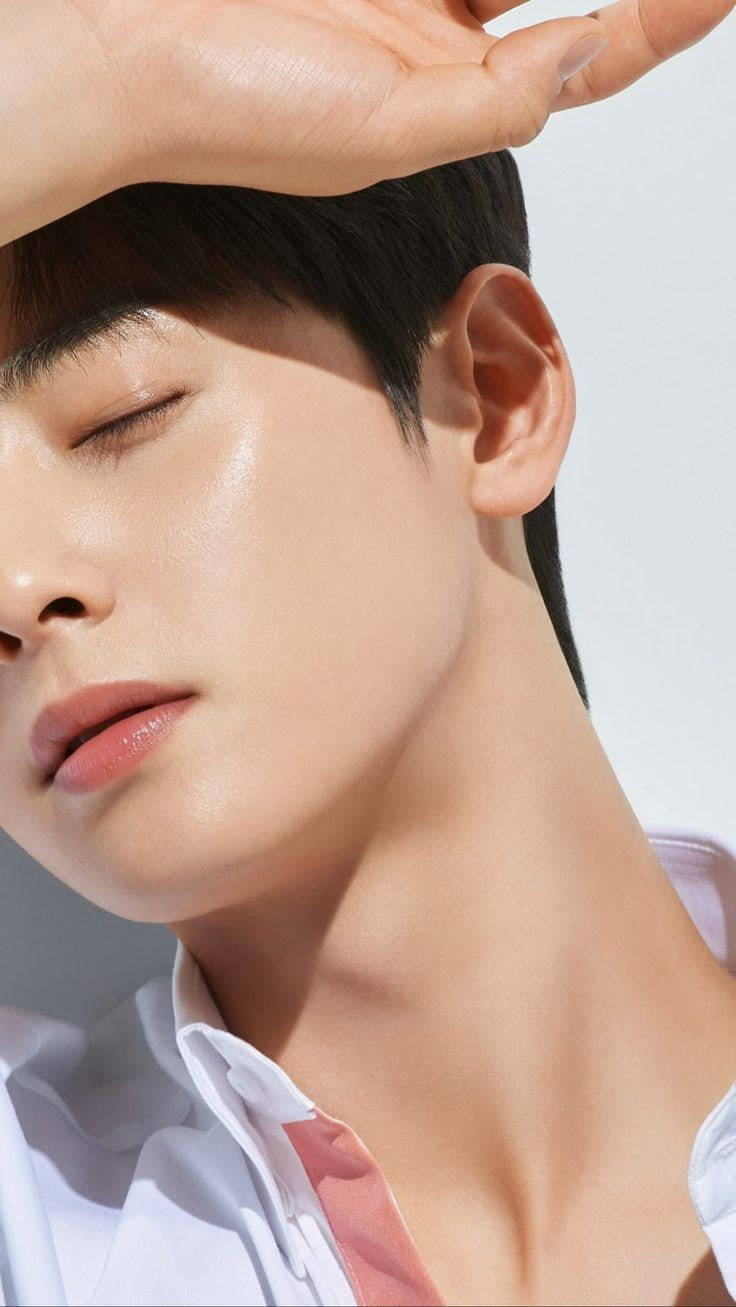 Cha Eunwoo Glass Skin Wallpaper