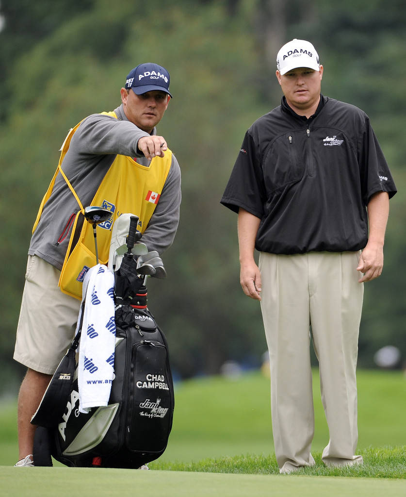 Chad Campbell Listening To Caddie Wallpaper