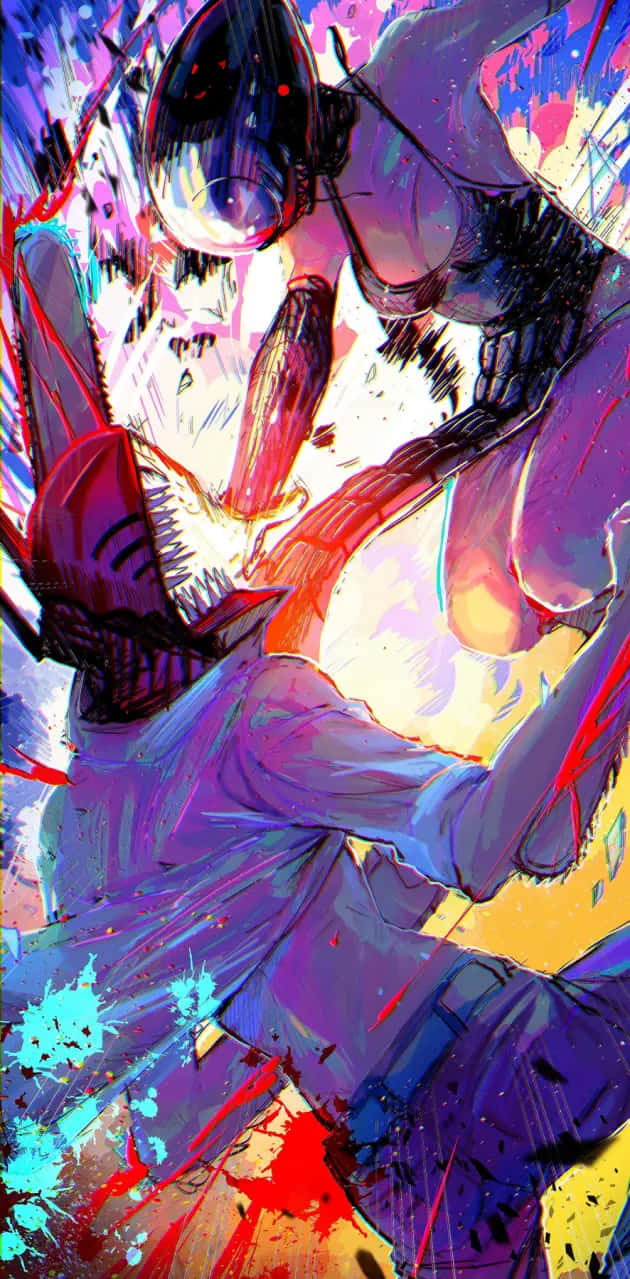 Chainsaw Man Dynamic Artwork Wallpaper