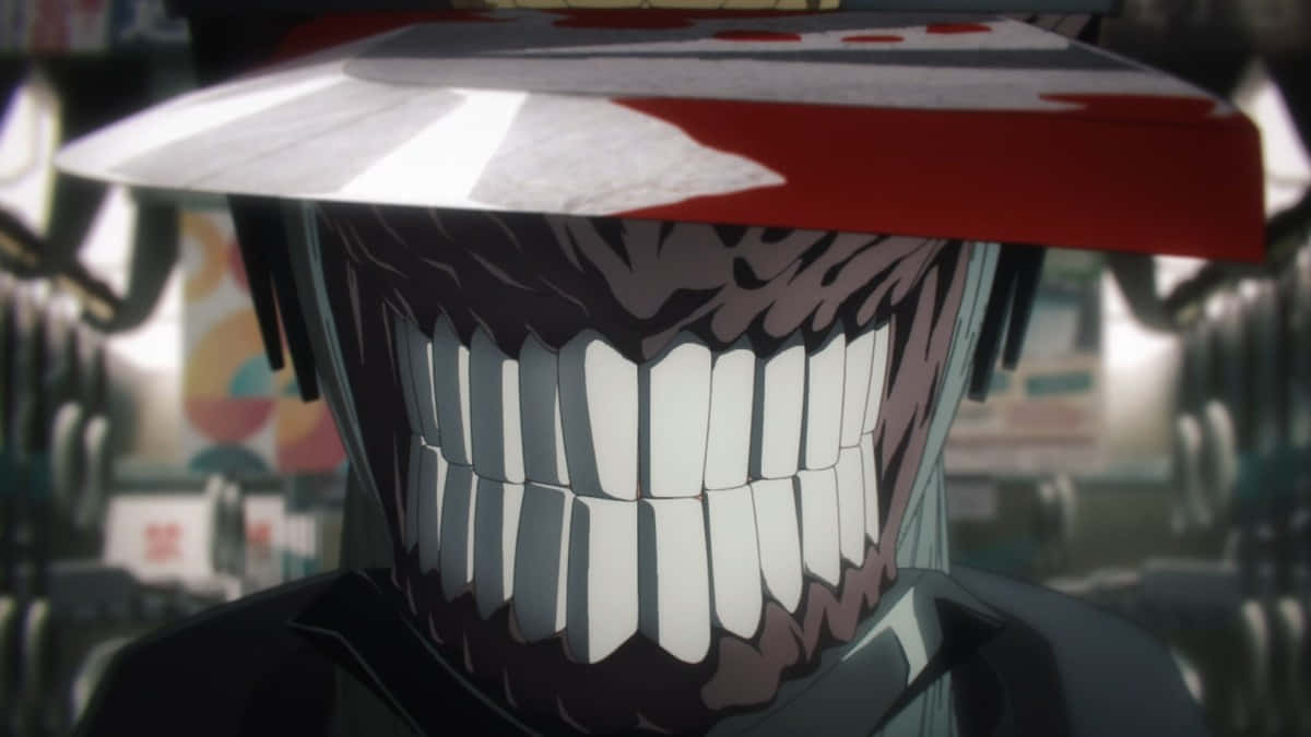 Chainsaw Man Katana Man Smile Wallpaper