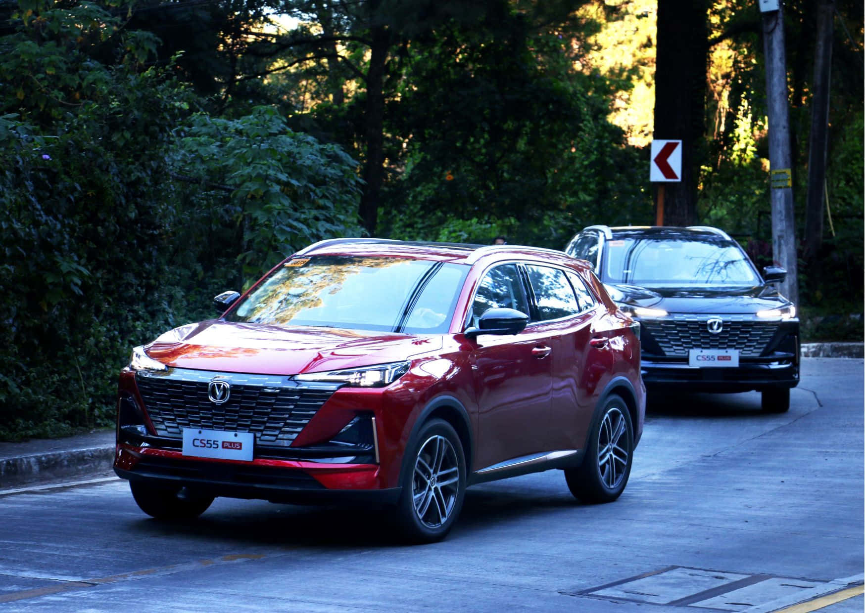 Changan Cs55 Red S U Von Road Wallpaper