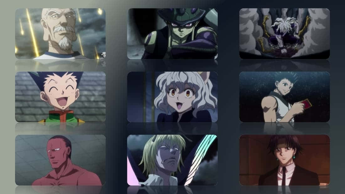 Character Collage Hunter X Hunter Pfp Wallpaper