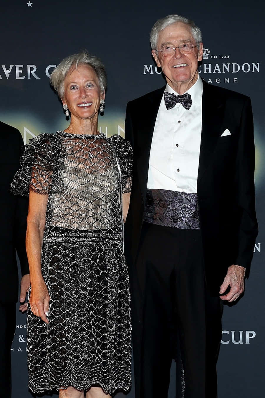 Charles G. Koch Tuxedo Wife Wallpaper