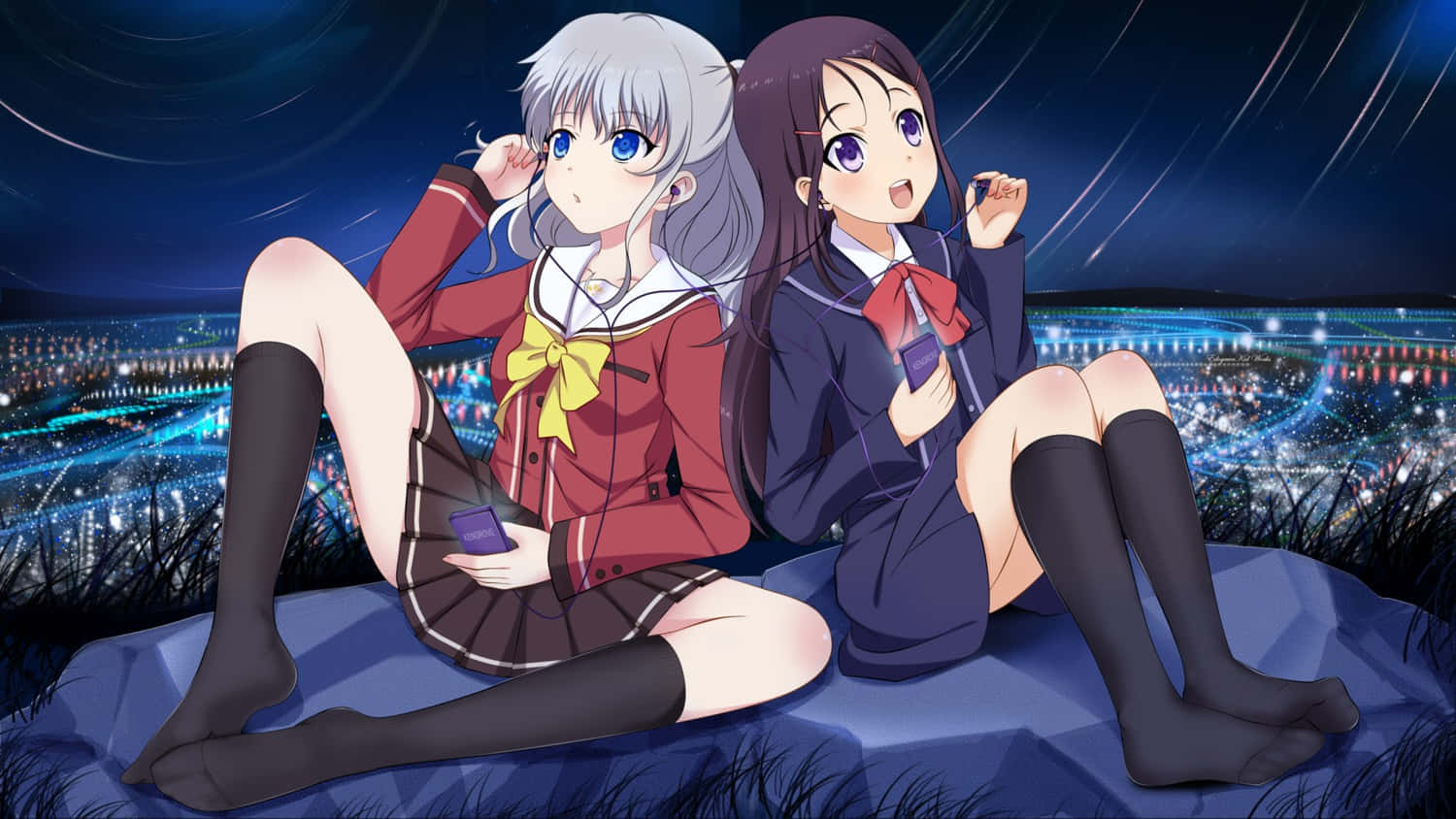 Charlotte Anime Nao & Ayumi Wallpaper