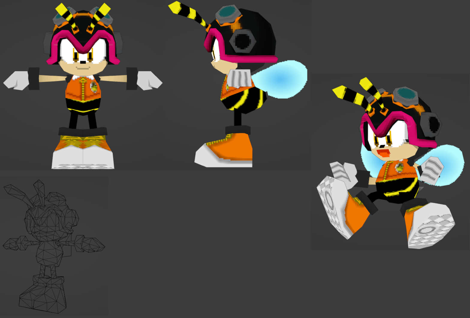 Charmy Bee In Action Wallpaper