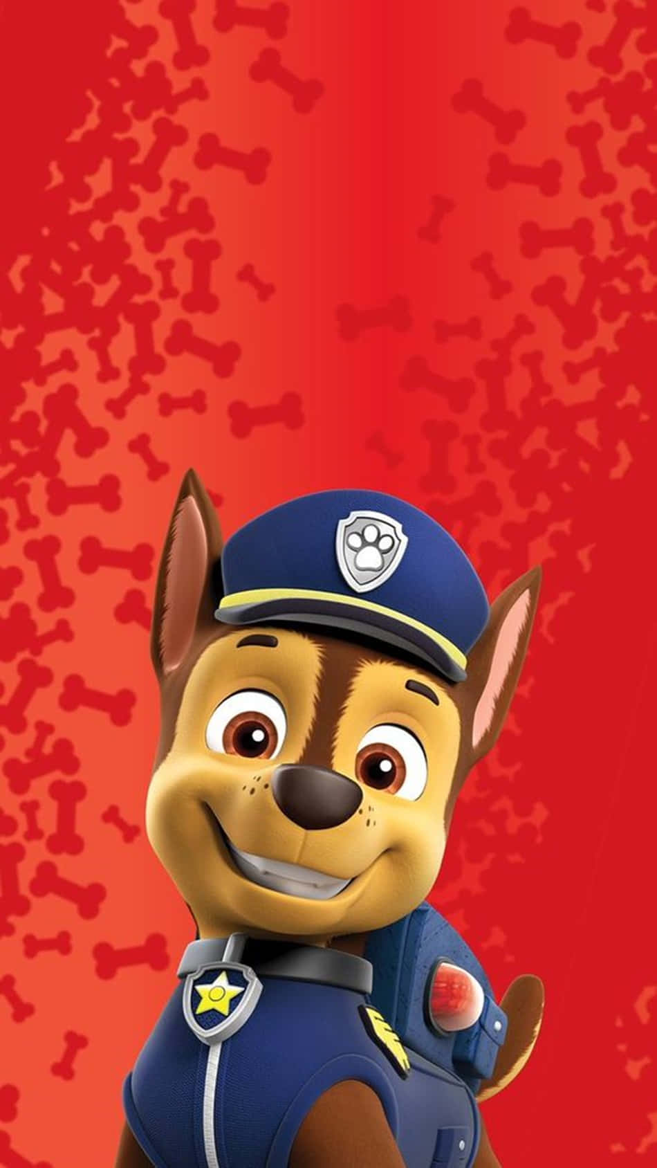 Chase The Brave Pup From Paw Patrol Wallpaper