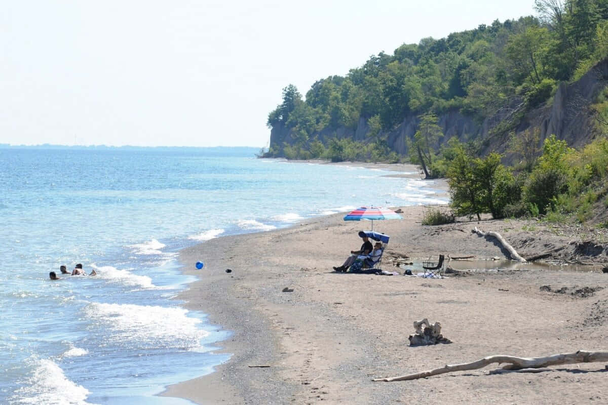 Chatham Kent_ Beach_ Summer_ Day Wallpaper