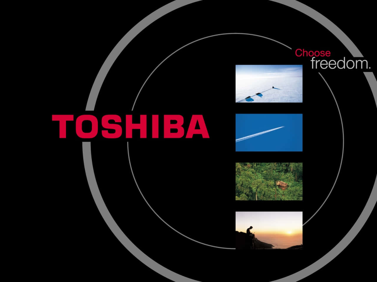 Check Out This Stylish Toshiba Laptop Wallpaper