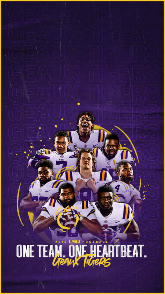 Cheer On The Lsu Tigers With Your Iphone! Wallpaper