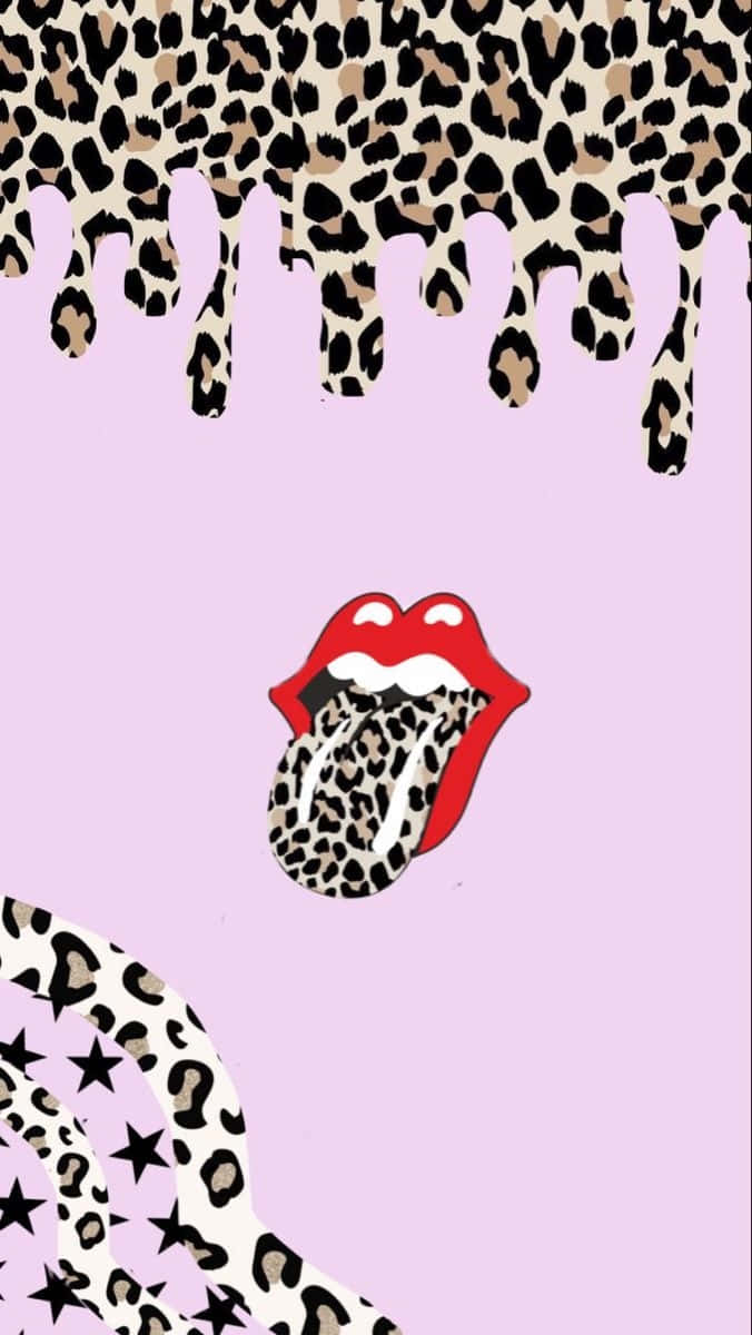 Cheetah_ Print_ Lips_ Artwork Wallpaper