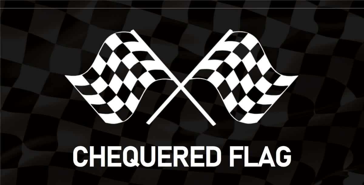 Chequered Flag Waving Wallpaper