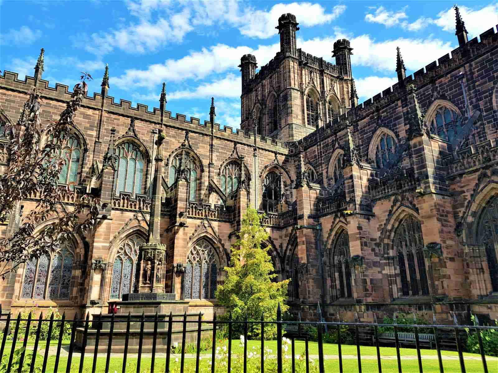 Chester Cathedral On A Sunny Day Wallpaper