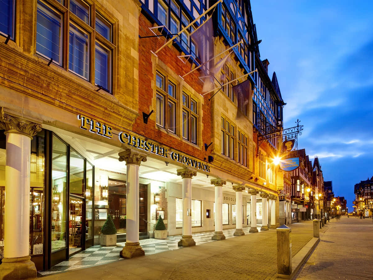 Chester Grosvenor Hotel Twilight Wallpaper