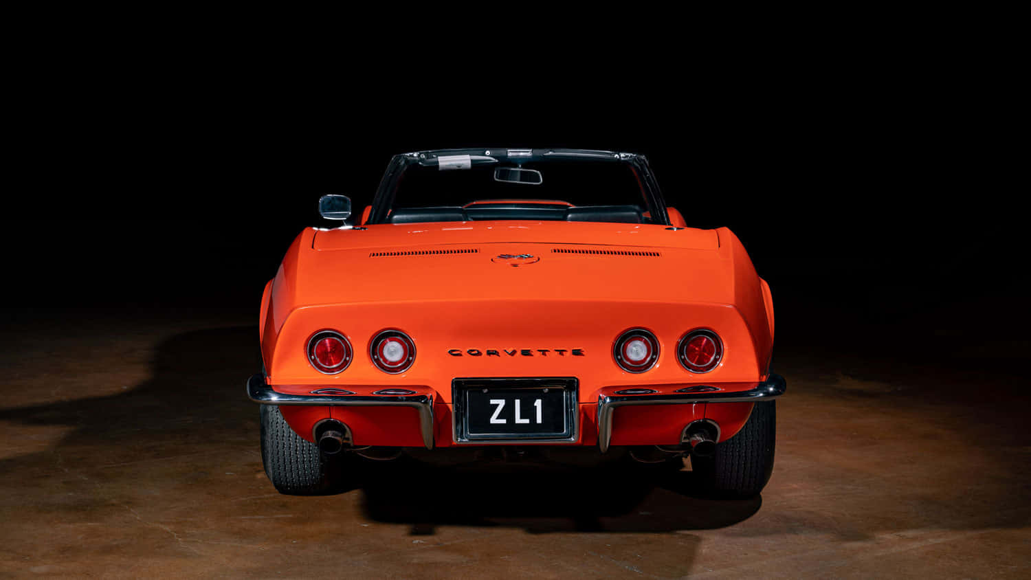 Chevrolet Corvette Z L1 Rear View Wallpaper