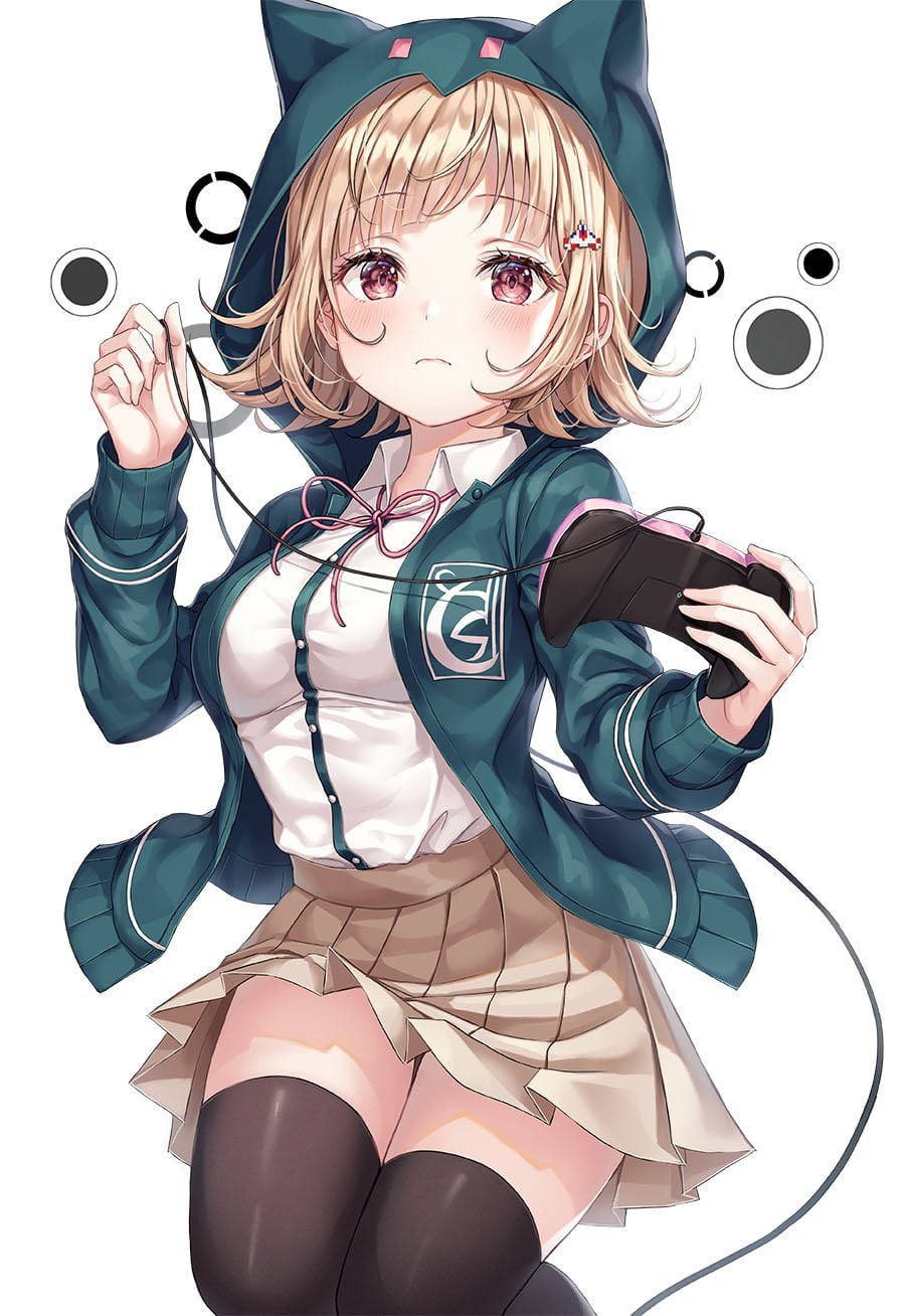 Chiaki Nanami Playstation Game Wallpaper