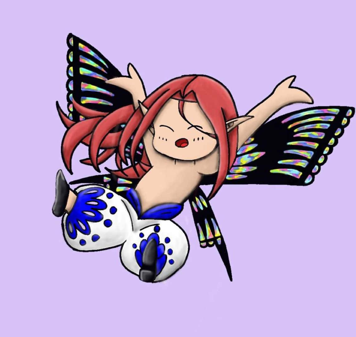 Chibi Gloxinia Fan Art Wallpaper