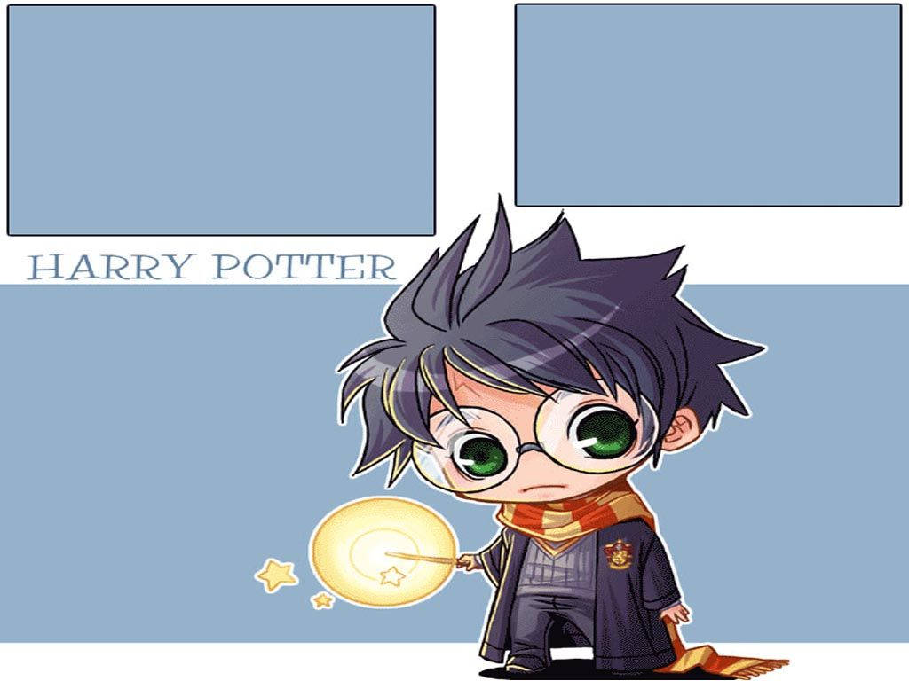 Chibi Harry Potter Anime Wallpaper