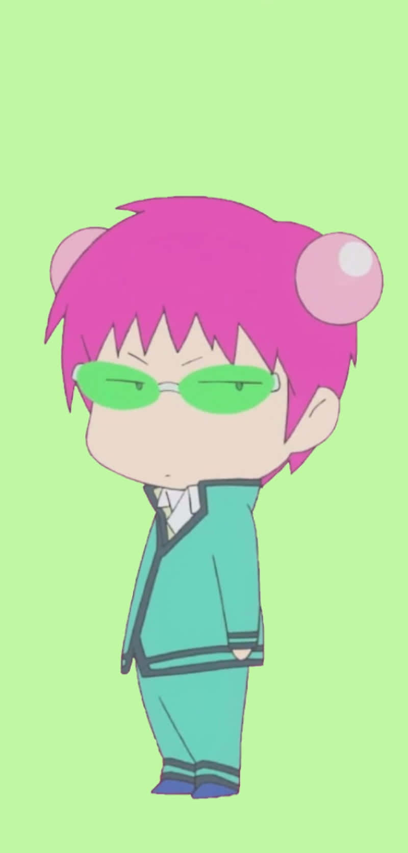 Chibi Saiki Anime Character Wallpaper