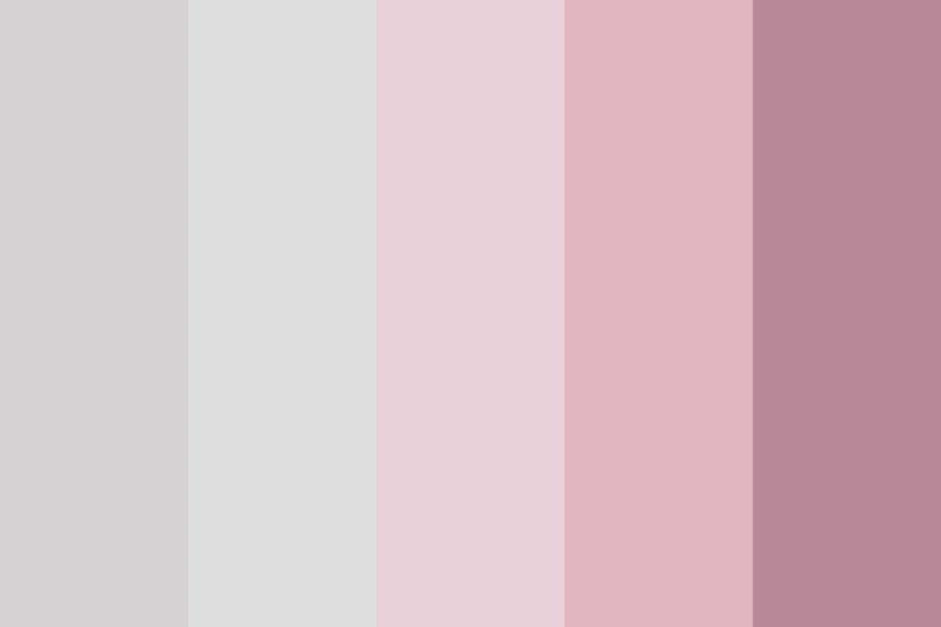 Chic Gray And Pink Abstract Design Wallpaper