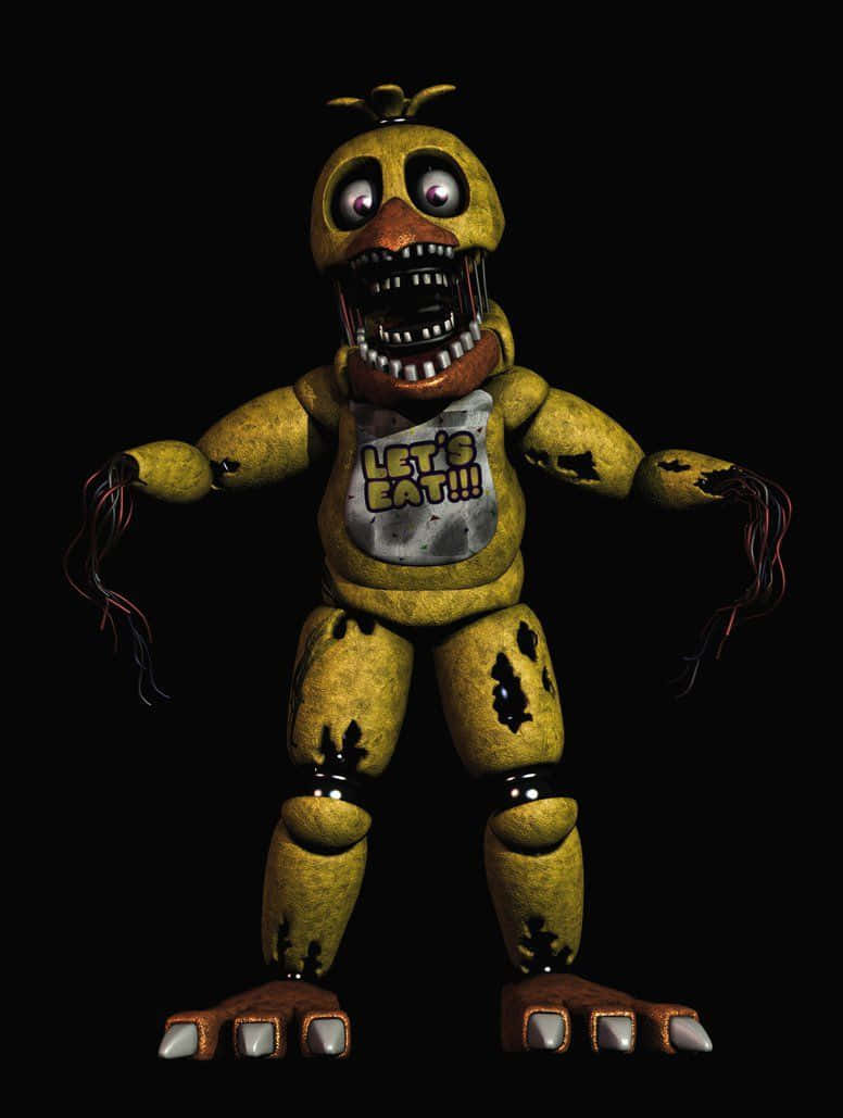 Chica The Chicken - A Classic Five Nights At Freddy's Character Wallpaper