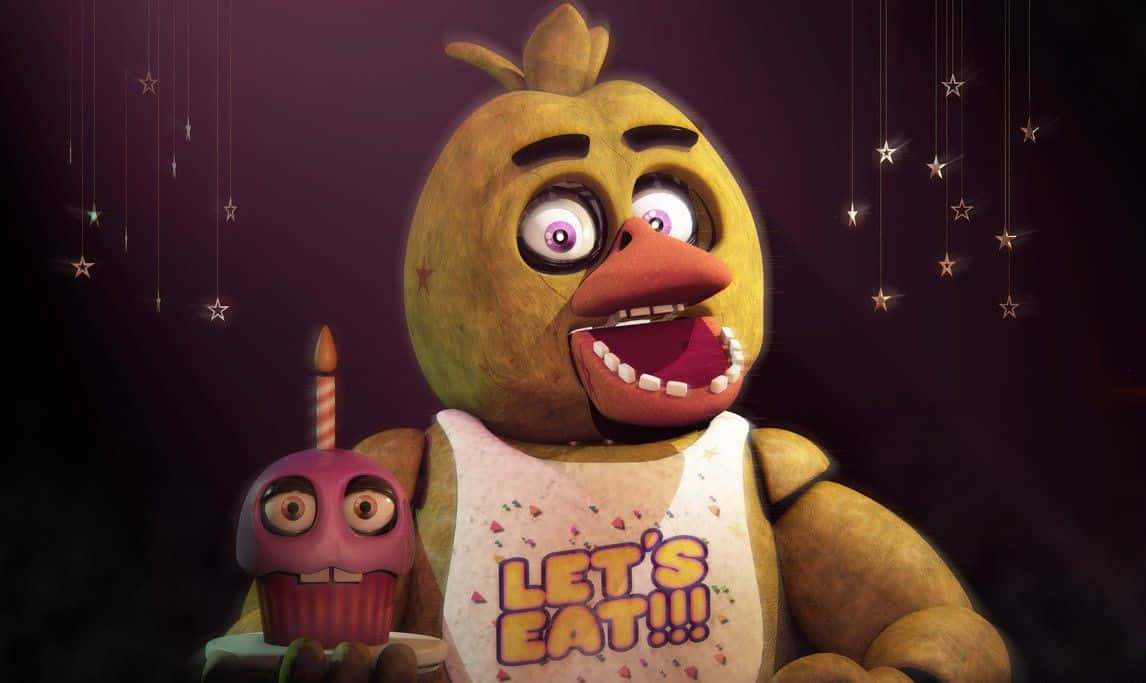 Chica The Chicken In All Her Glory Wallpaper