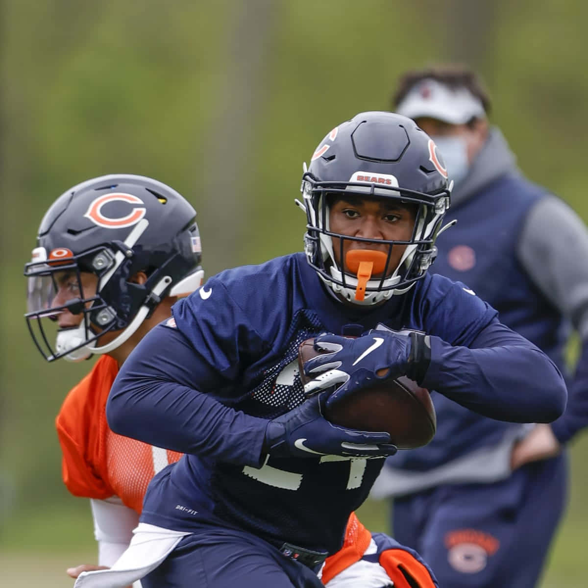 Chicago Bears Running Back Training Wallpaper