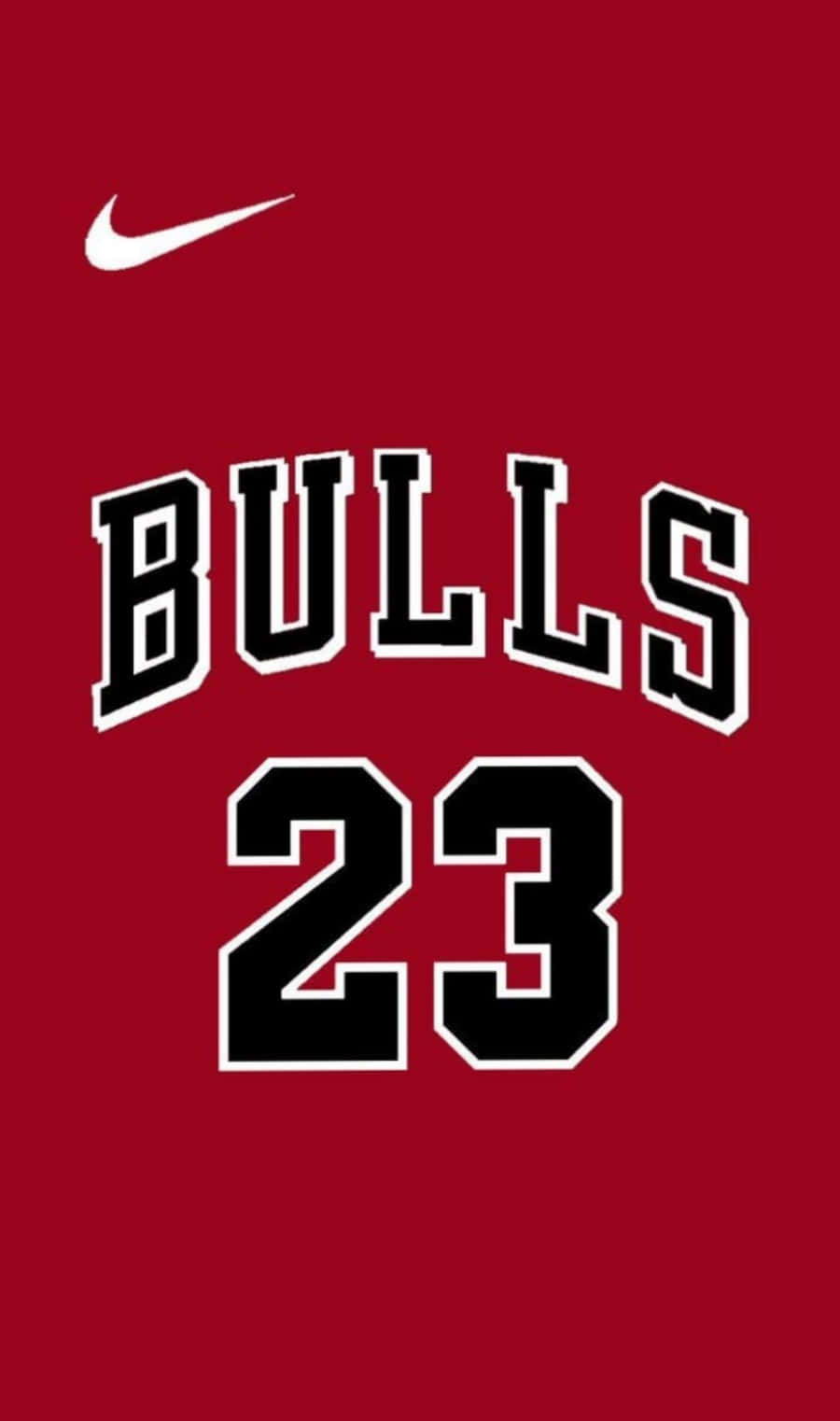 Chicago Bulls Jersey Print Phone Wallpaper