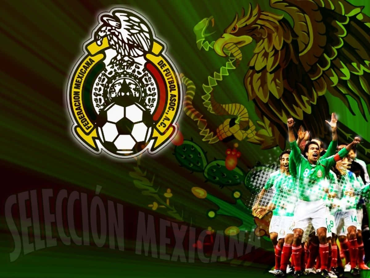 Chicharito Celebrates As Mexico Qualifies For World Cup Wallpaper