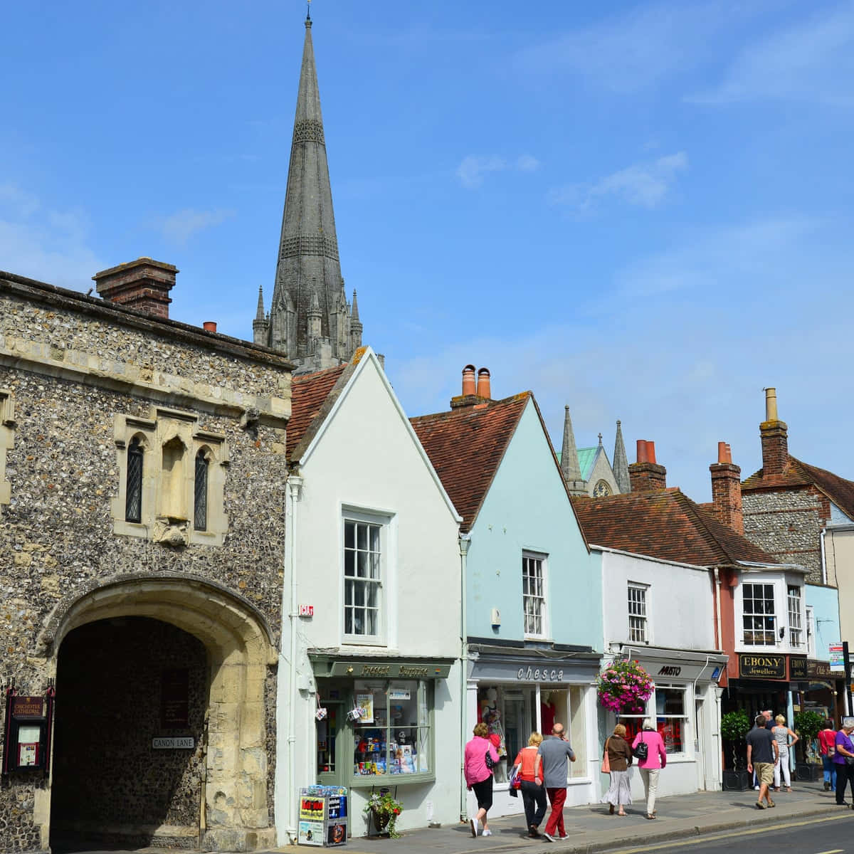 Chichester Historic Town Centre Wallpaper