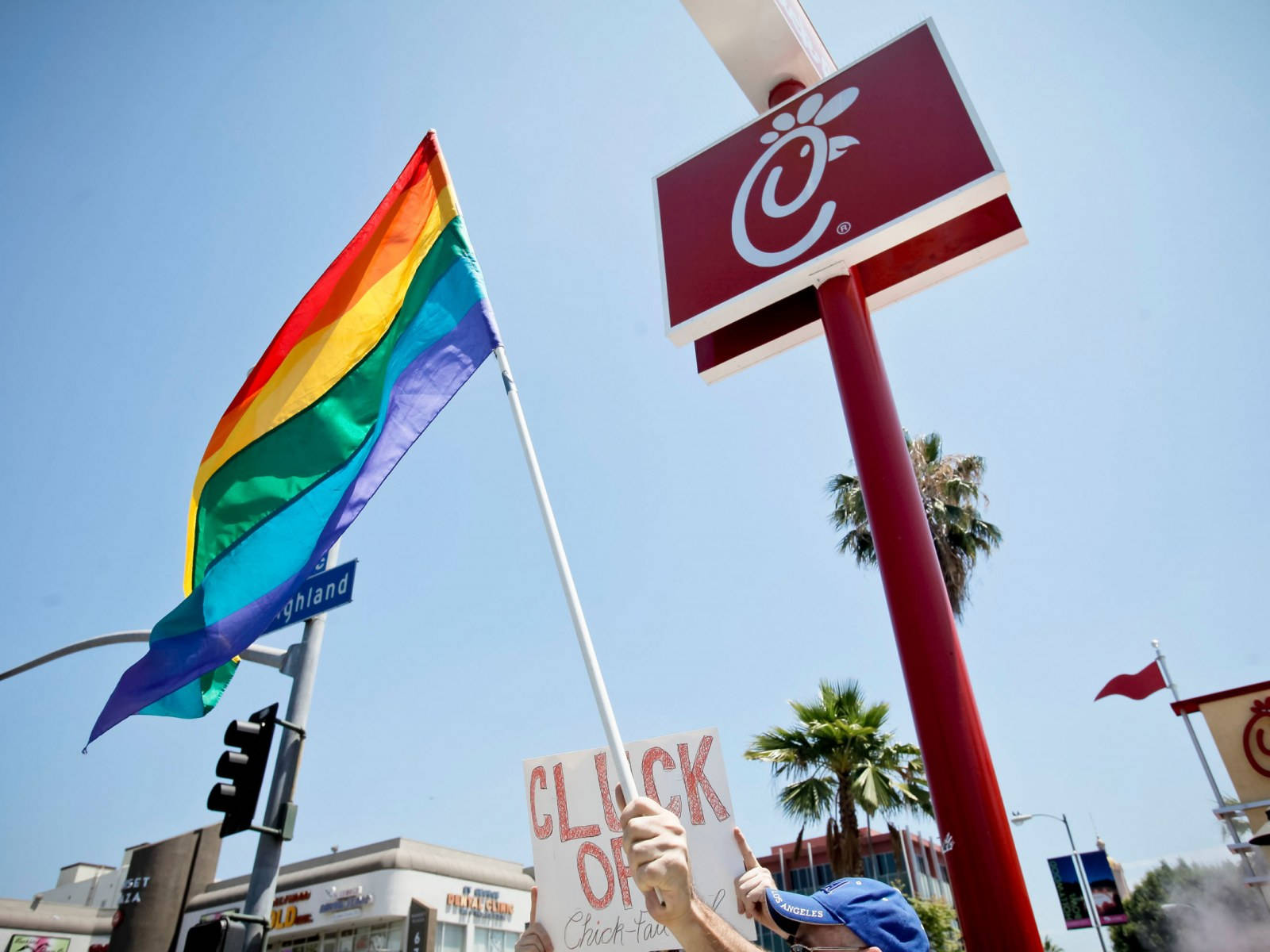 Chick Fil A Lgbtq Flag Wallpaper