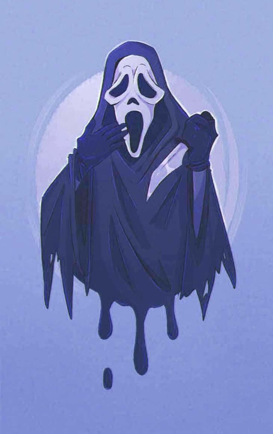 Chilling Ghostface Aesthetic Wallpaper Wallpaper