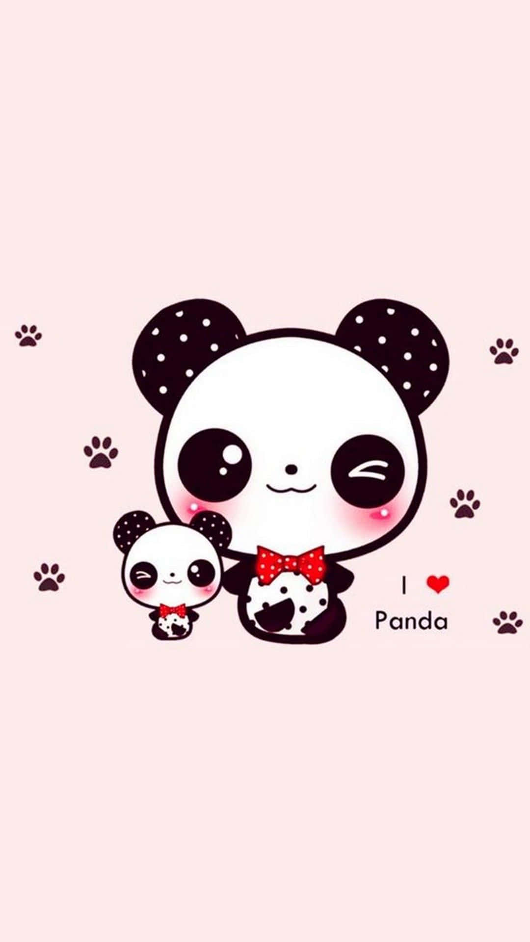 Chilling Out With A Kawaii Panda Wallpaper