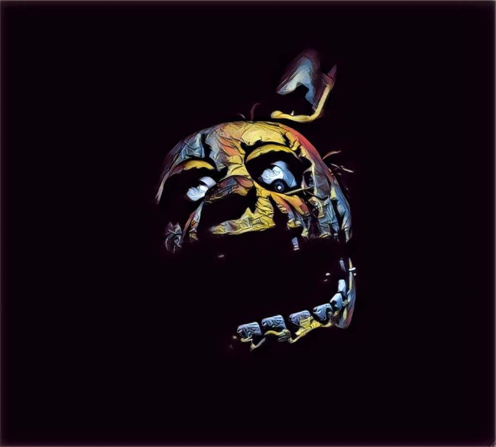 Chilling Springtrap On The Hunt In The Darkness Wallpaper