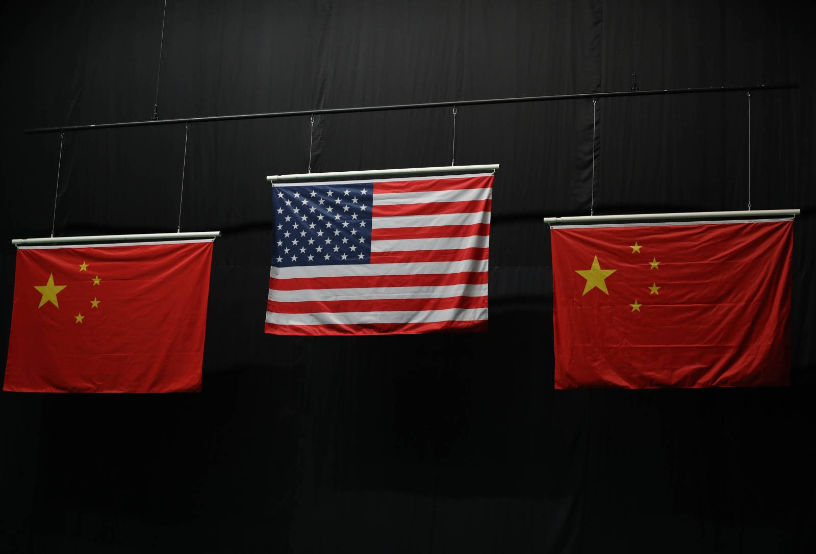 China And Usa Flag Wallpaper