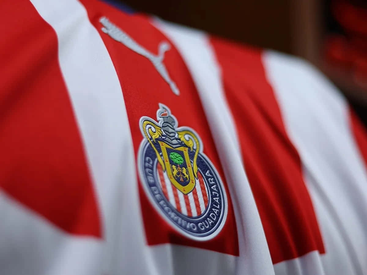 Chivas Guadalajara Creston Striped Jersey Wallpaper