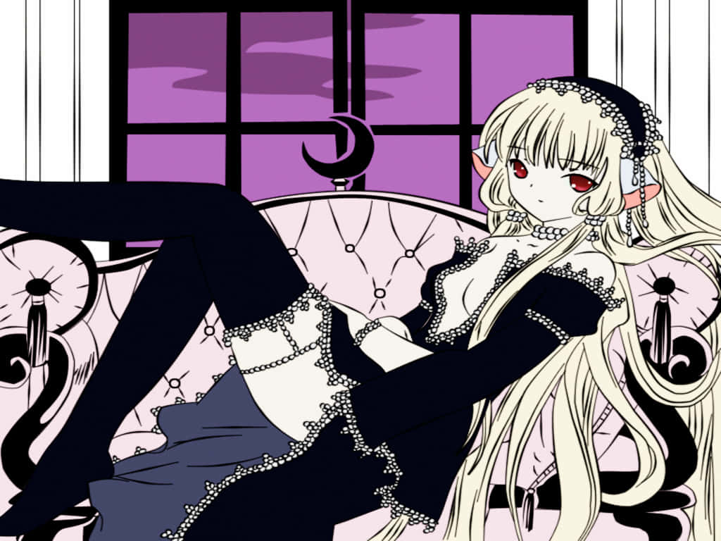 Chobits Freya Elegant Repose Wallpaper