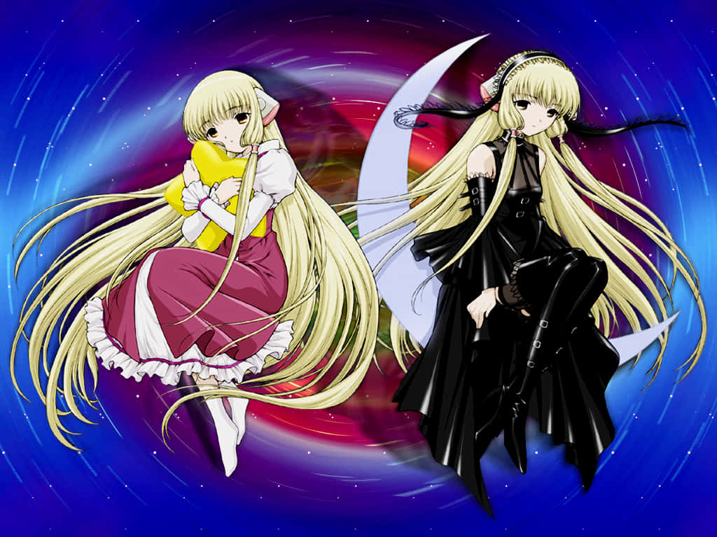 Chobits Freyaand Chii Art Wallpaper