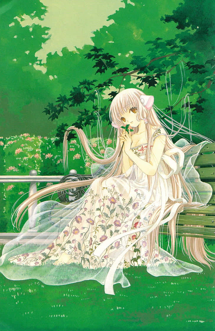 Chobits Freyain Garden Wallpaper