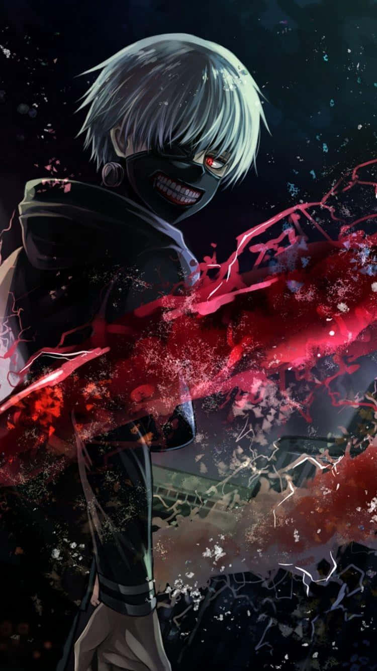 Choose Beauty And Power With The Kaneki Phone. Wallpaper