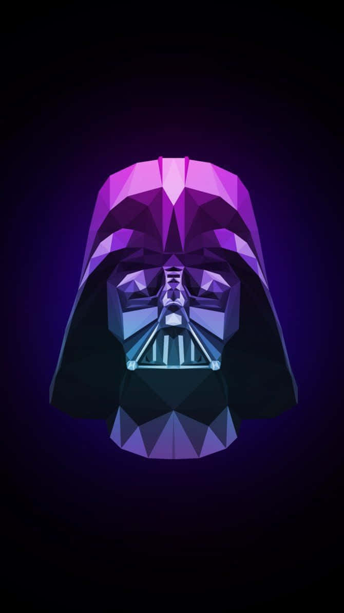 Choose The Dark Side With The Darth Vader Iphone Wallpaper