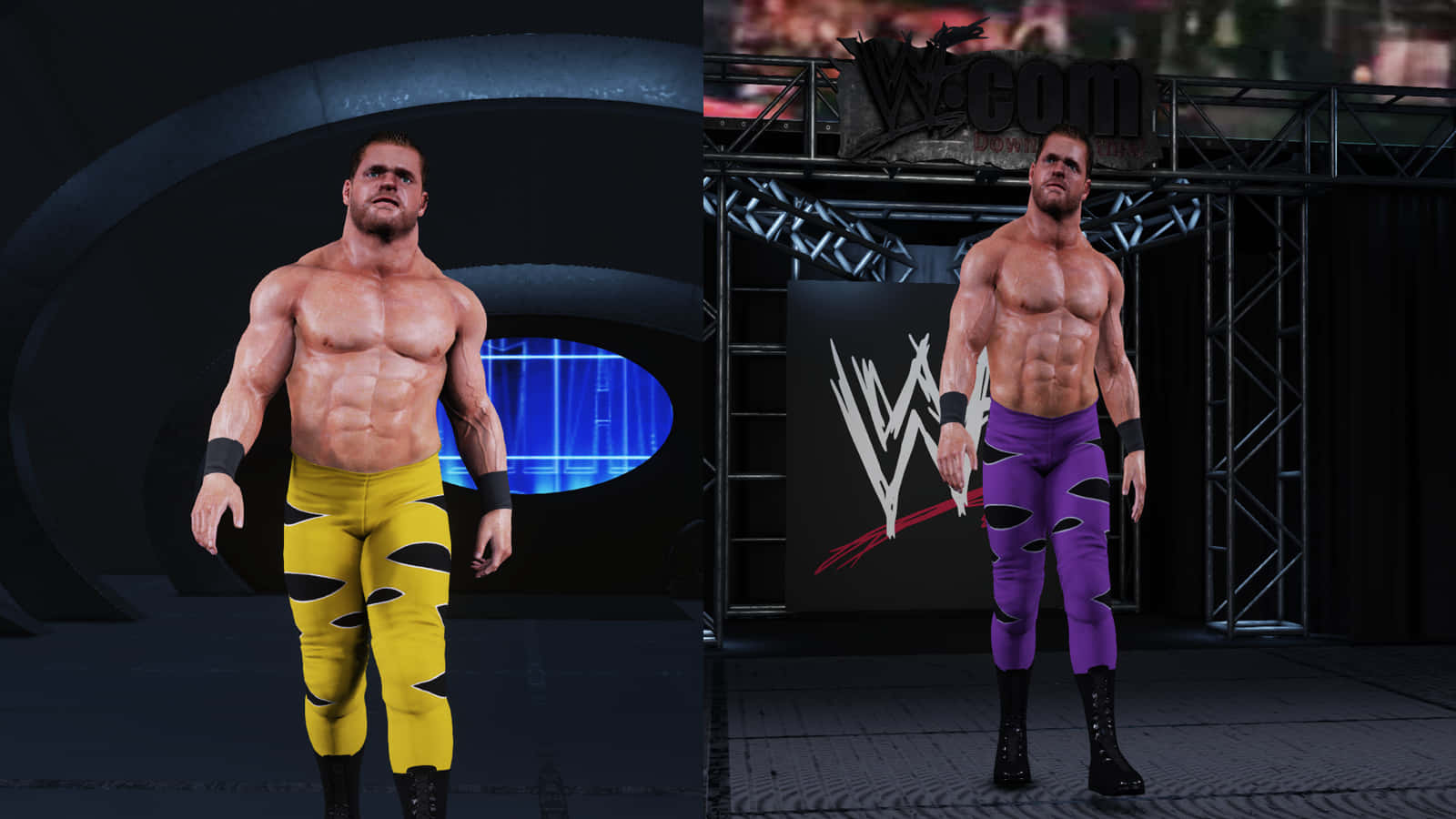 Chris Benoit's Computer Generated Vibrant Image Wallpaper