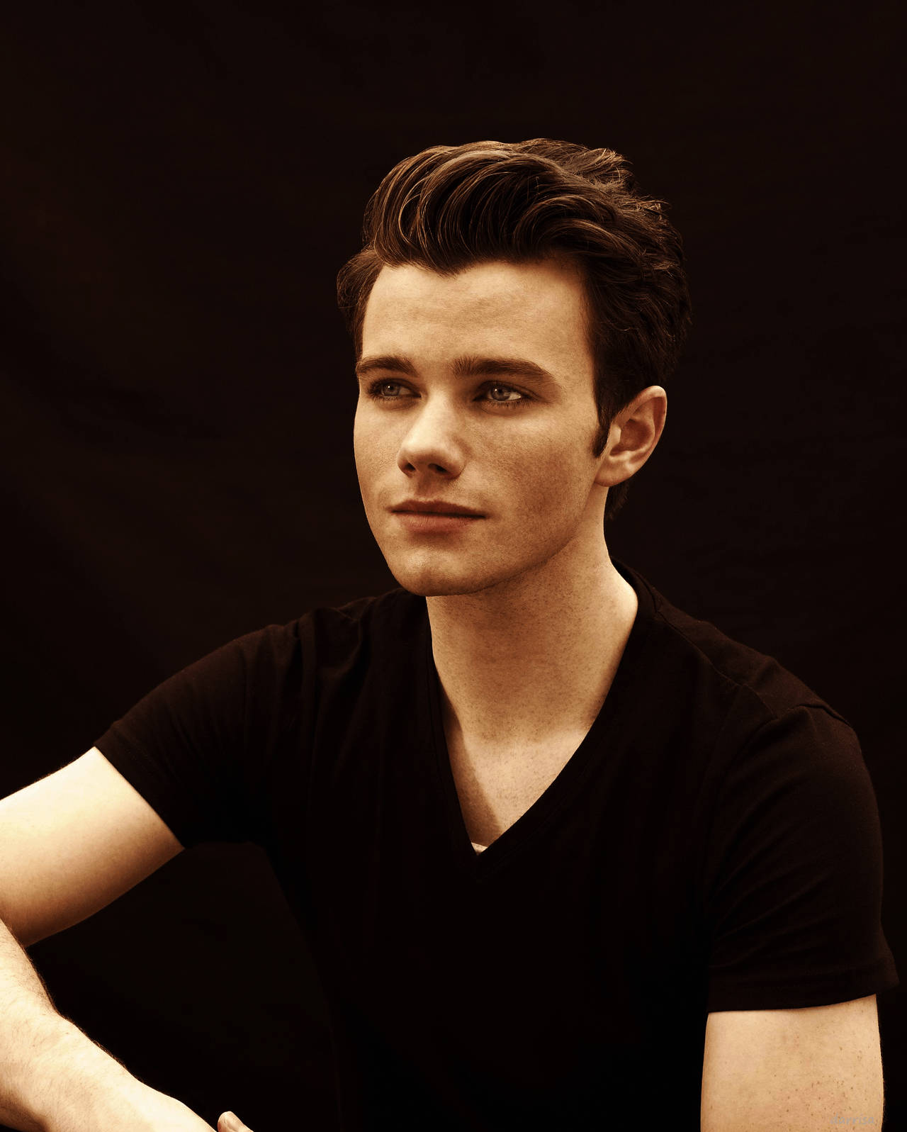 Chris Colfer Portrait Wallpaper