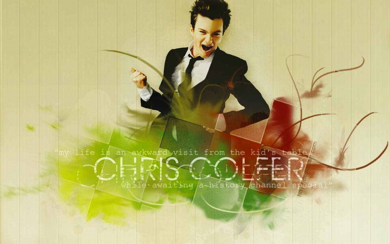 Chris Colfer Quote Wallpaper