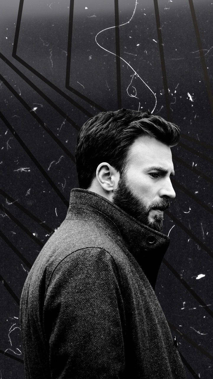 Chris Evans Side Profile Wallpaper