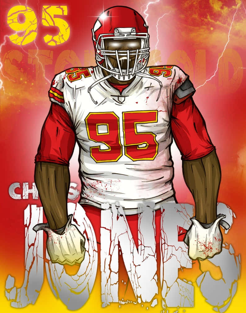 Chris Jones American Football Fan Art Wallpaper