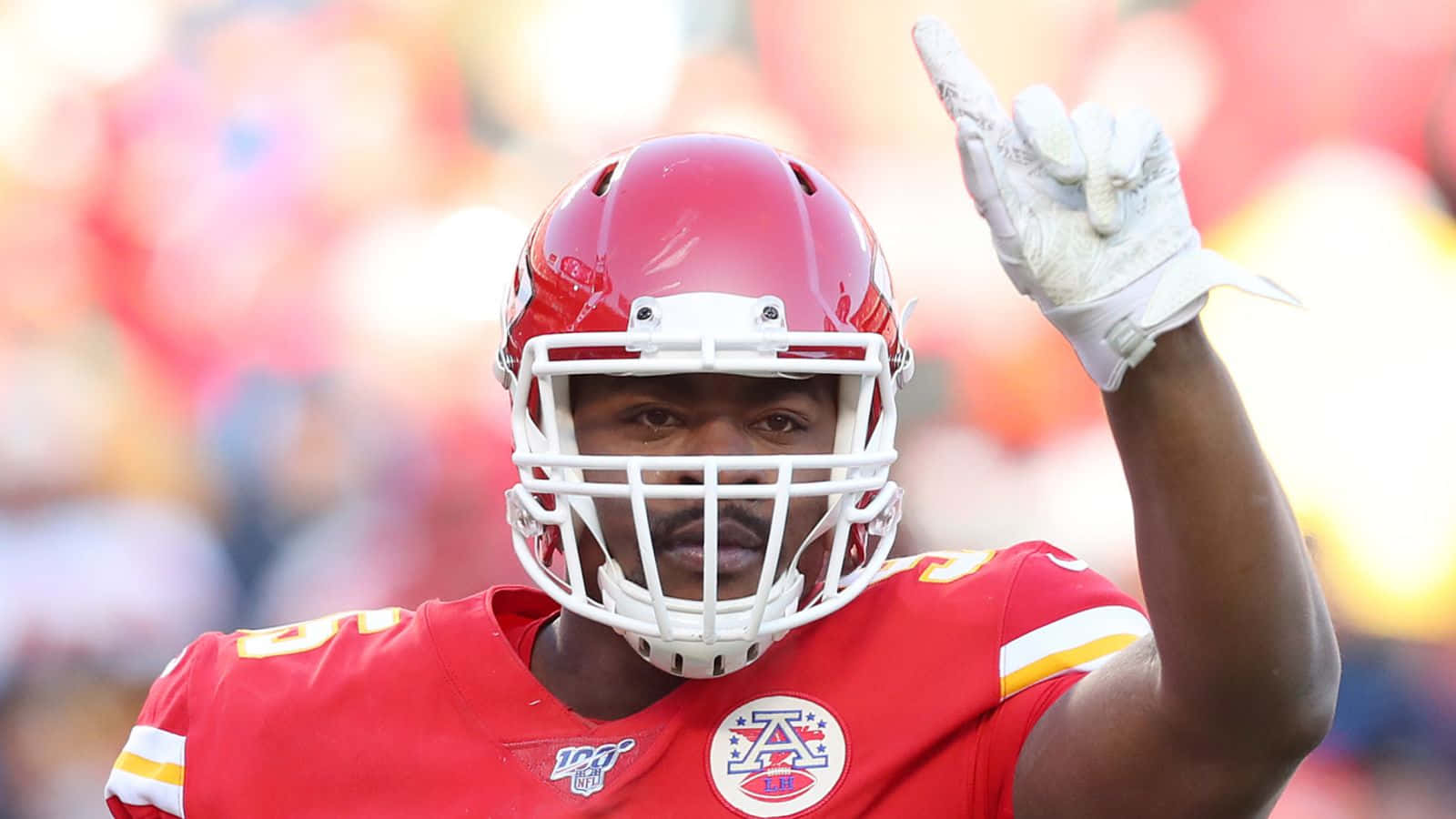 Chris Jones Kansas City Chiefs Portrait Wallpaper