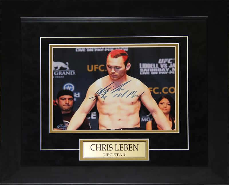 Chris Leben Ufc Middleweight Fighter Wallpaper