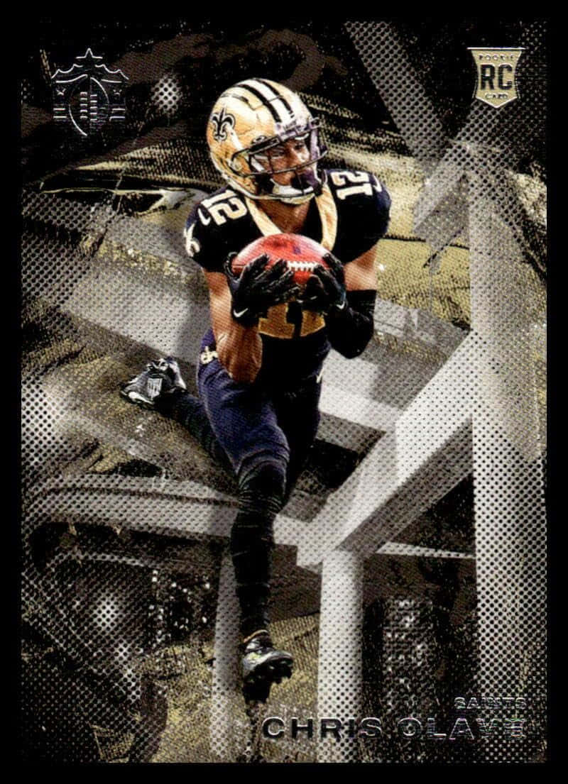 Chris Olave Saints Rookie Card Wallpaper