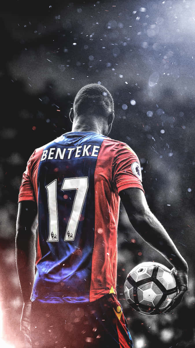 Christian Benteke Bokeh Portrait Wallpaper